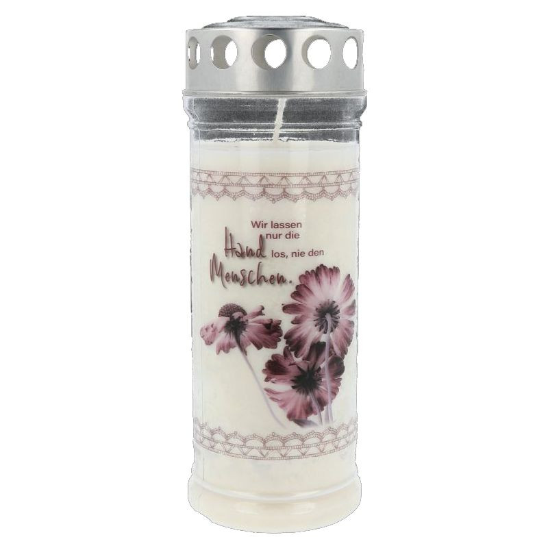 Hofer-Kerzen Premium 7 Tage Motivlicht Bouquet, LILA