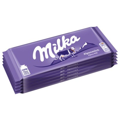Milka Schokolade Alpenmilch 5x100g