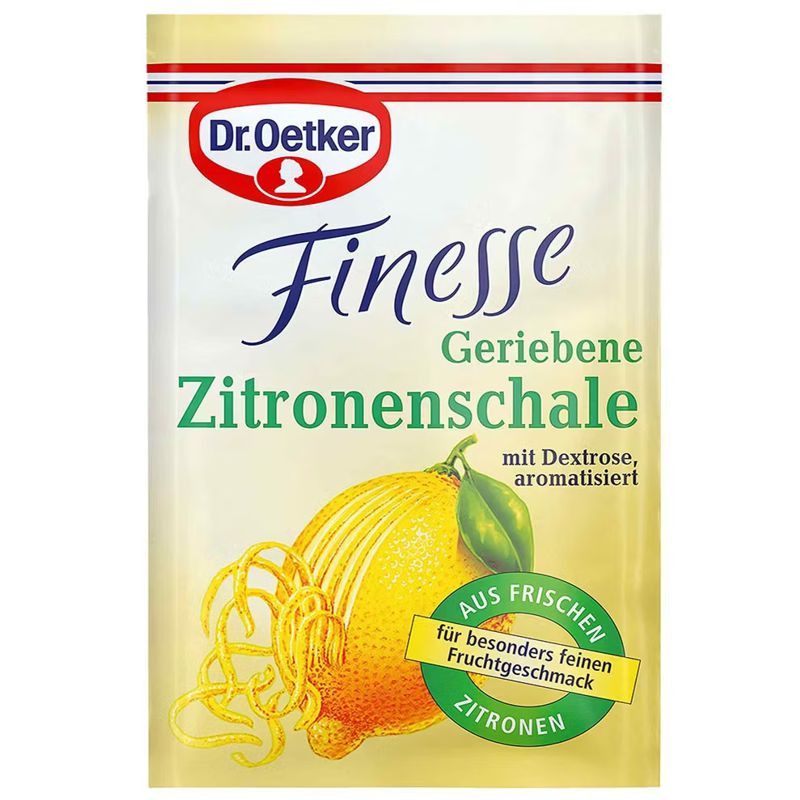 Dr. Oetker Finesse Zitronenschale gerieben 3er