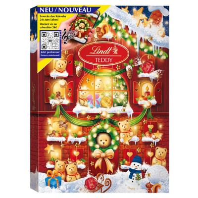 Lindt Teddy Adventkalender mit Onlinespiel 170g