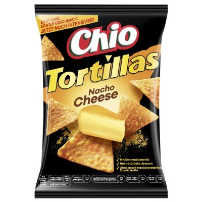 Chio Tortillas Nacho Cheese 125g