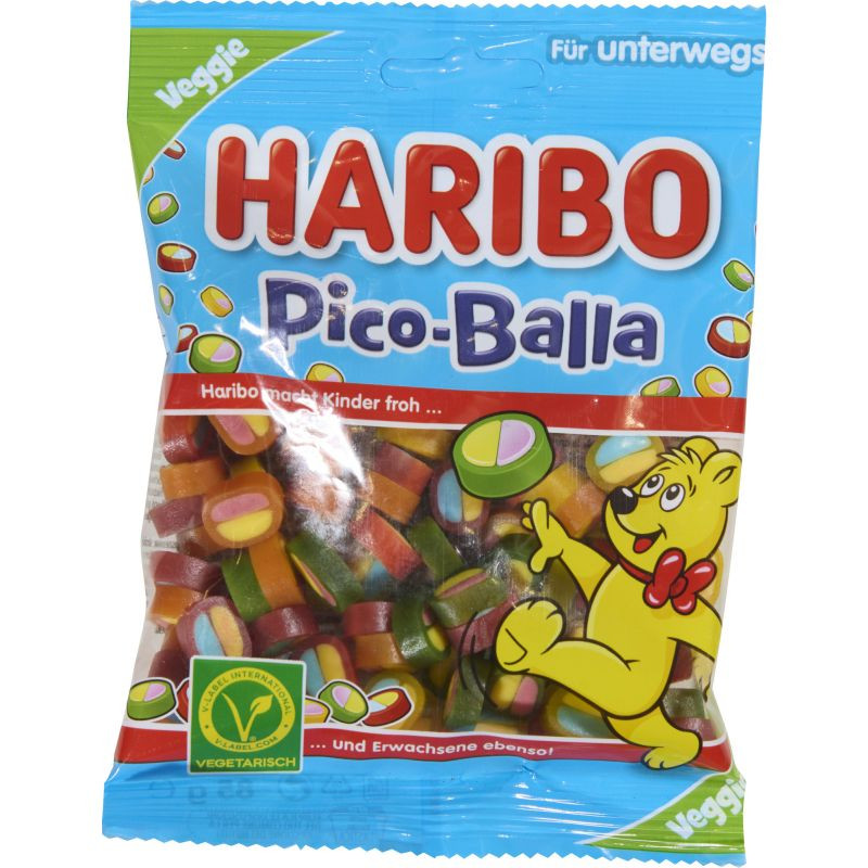 Haribo Pico Balla Fruchtgummi Mix 85 g Beutel