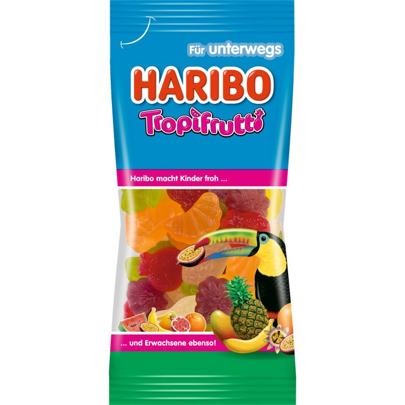 Haribo Tropi Frutti Mini Fruchtgummi exotisch 75 g Beutel