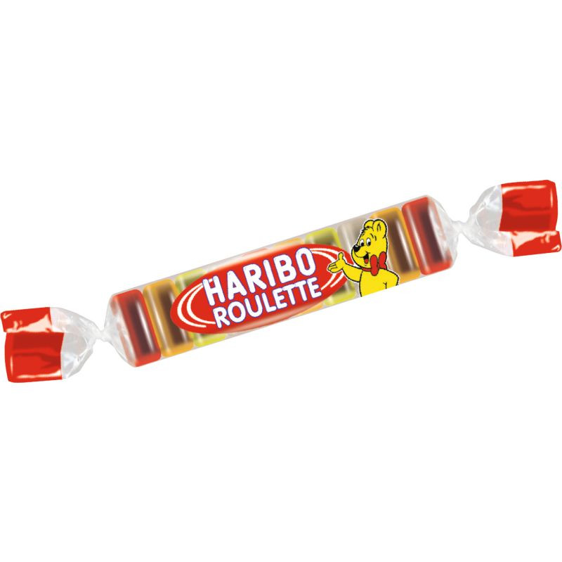 Haribo Roulette 25 g Bunte Fruchtgummi Mischung für kleinen Naschspaß