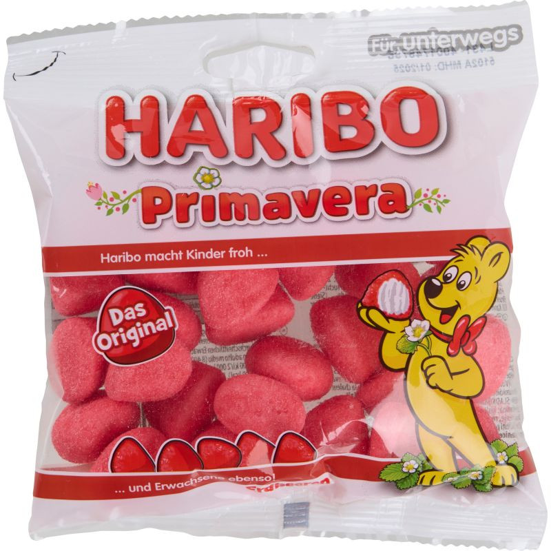Haribo Primavera Erdbeeren Schaumzucker 100 g Beutel