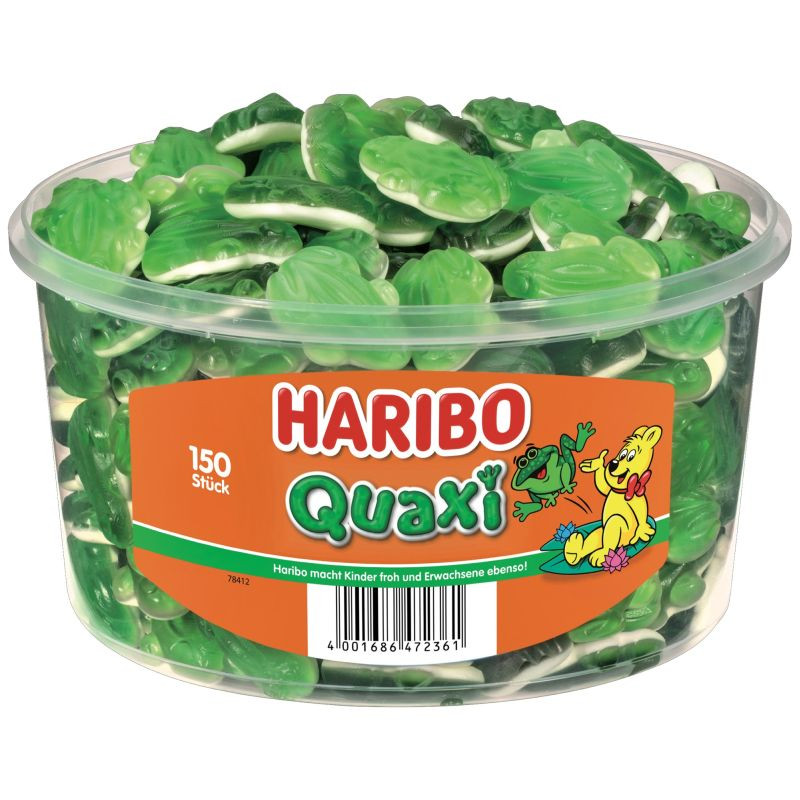 Haribo Frösche Fruchtgummi Schaumzucker Dose 150 Stück