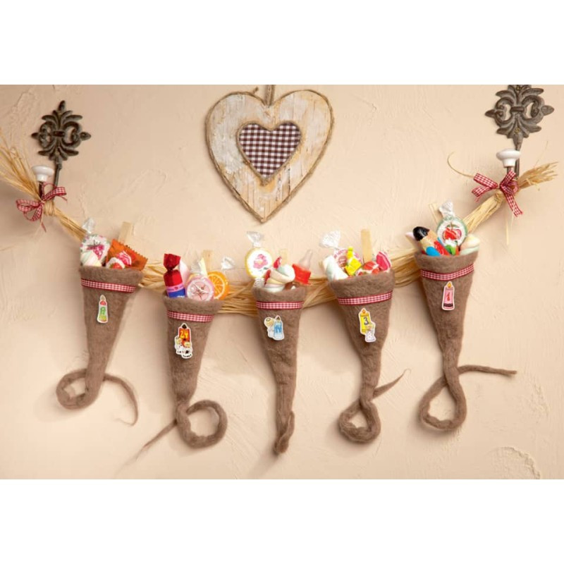 Weihnachten Etiketten Adventskalender von Avery Zweckform, goldene Sterne