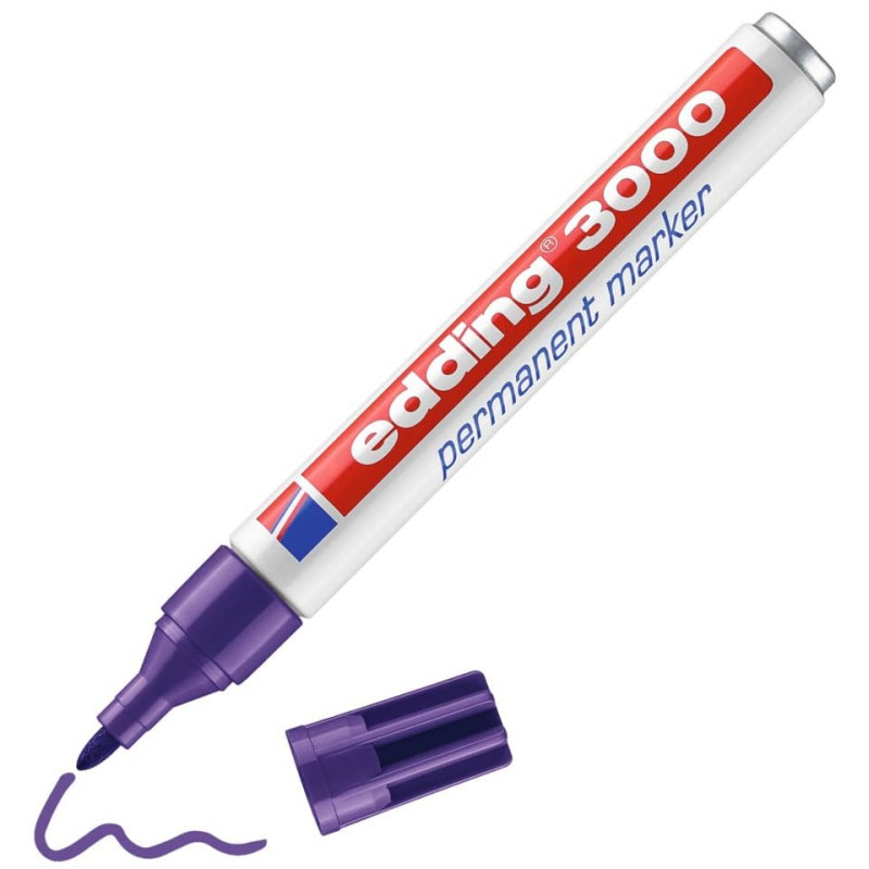 Preview: Edding 3000 Permanentmarker  1,5-3mm violett