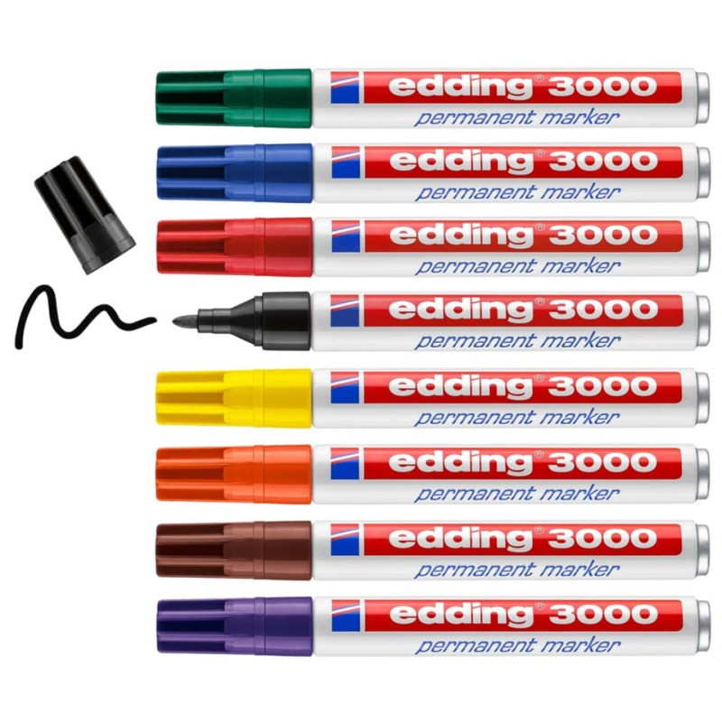 Preview: Edding 3000 Permanentmarker  1,5-3mm violett