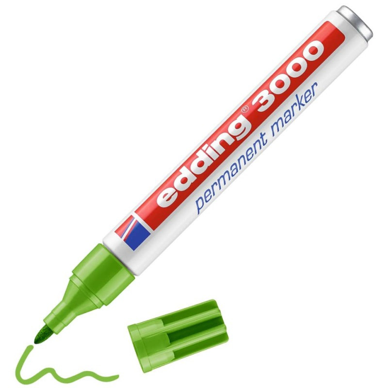 Preview: Edding 3000 Permanentmarker  1,5-3mm olive