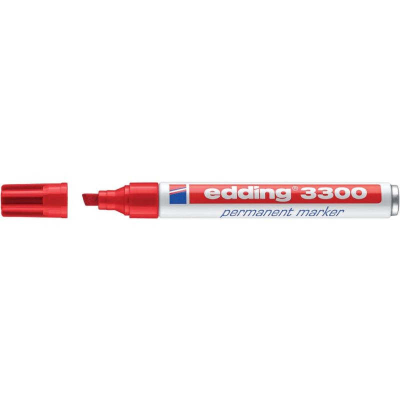 Preview: Edding 3300 Permanentmarker 1-5mm rot