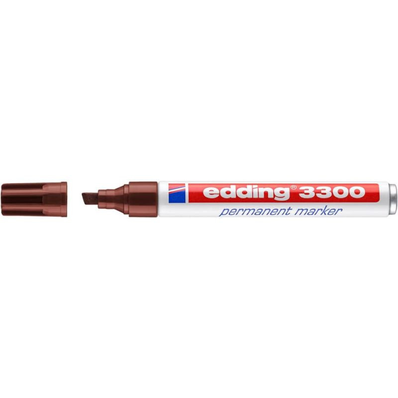 Preview: Edding 3300 Permanentmarker 1-5mm braun