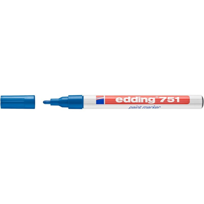 Preview: Edding 751 Lackmarker Creativ 1-2mm blau