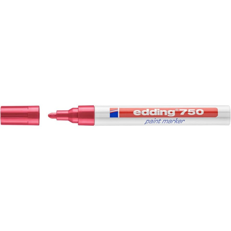 Preview: Edding 750 Lackmarker Creativ 2-4mm rot