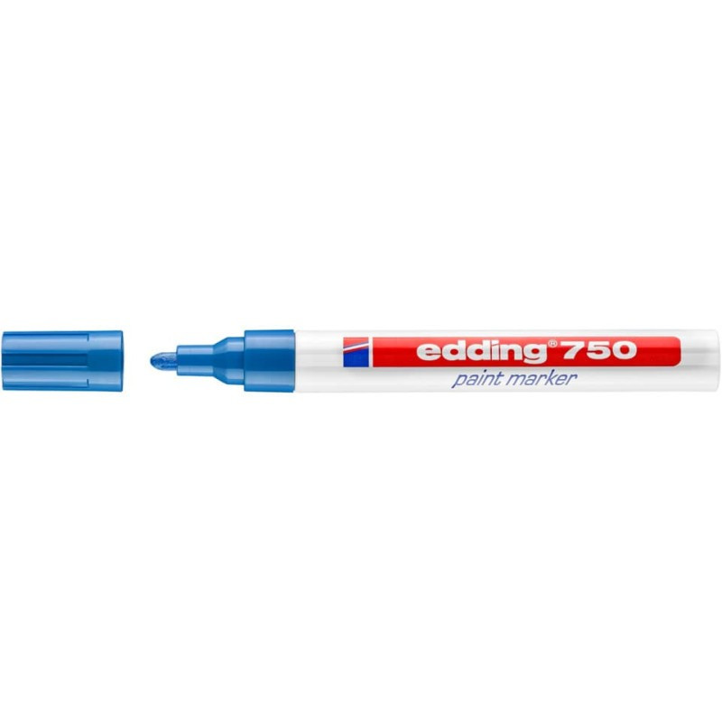 Preview: Edding 750 Lackmarker Creativ 2-4mm blau