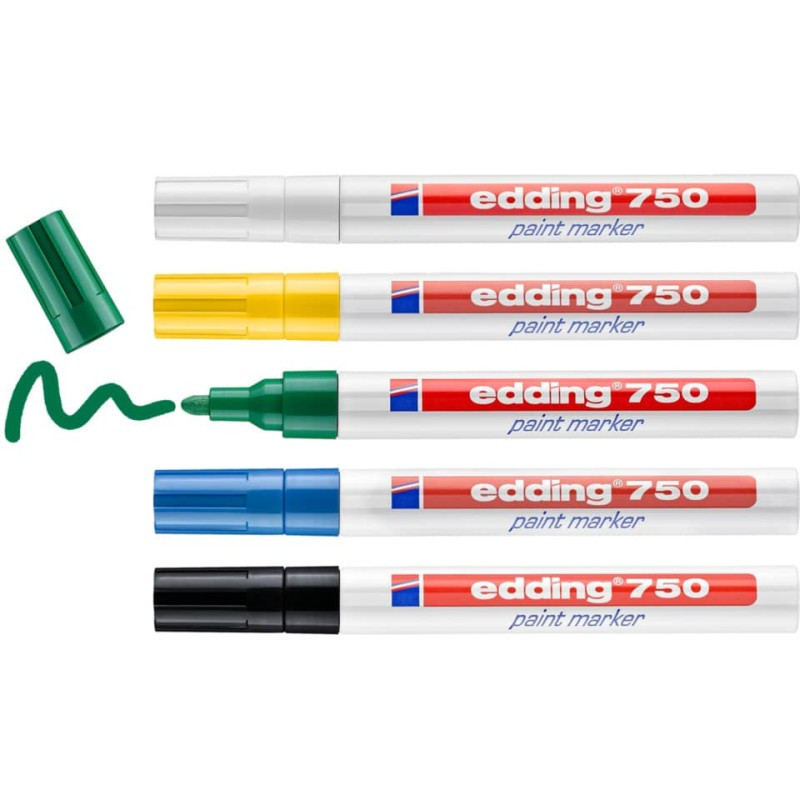 Preview: Edding 750 Lackmarker Creativ 2-4mm blau
