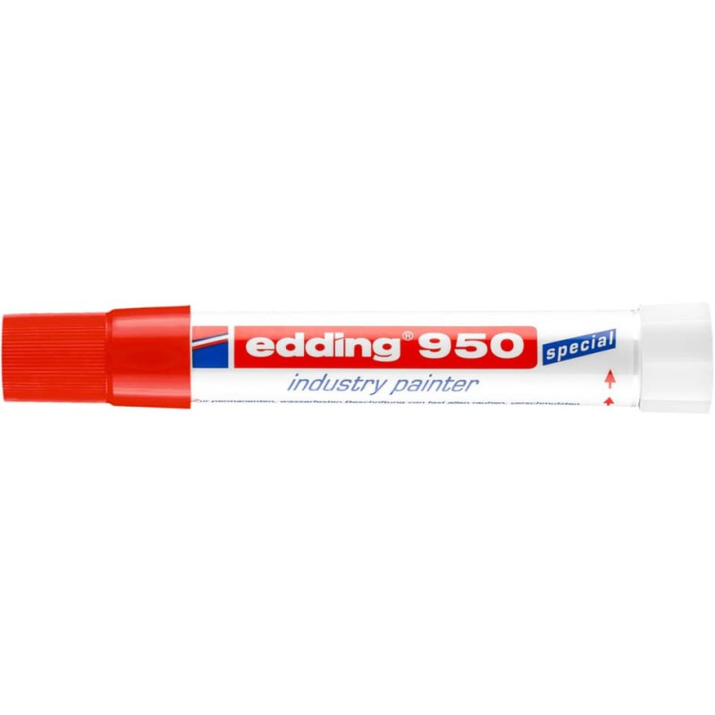 Edding 950 Industriemarker Permanentmarker 10mm rot