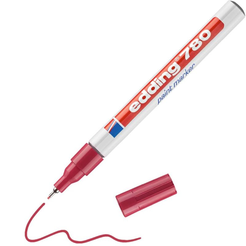 Preview: Edding 780 Lackmarker 0,8mm rot