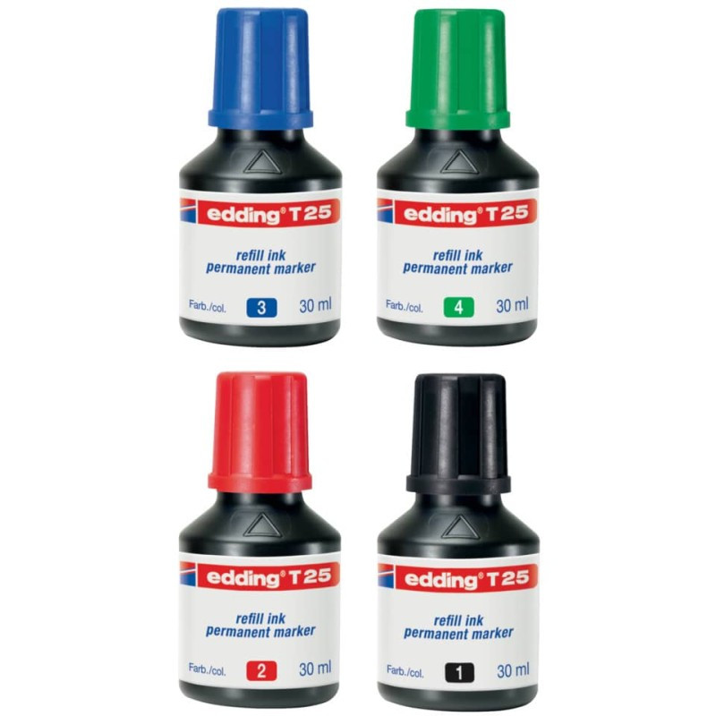 Preview: Edding T25 Nachfülltusche rot