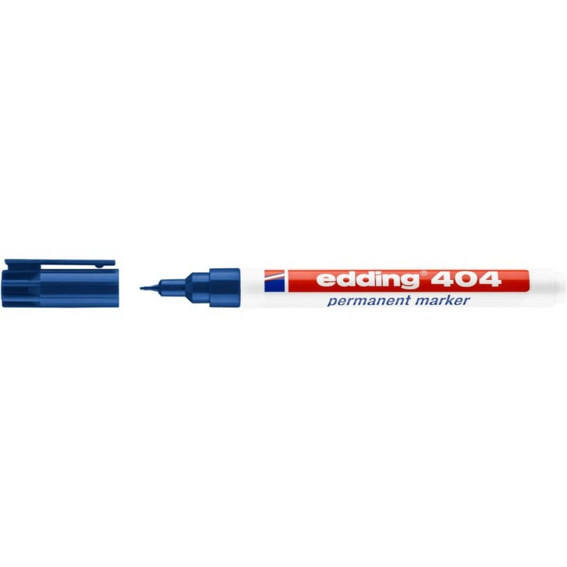 Preview: Edding 404 Permanentmarker 0,75mm blau
