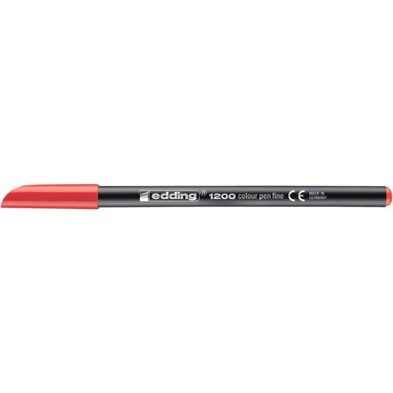 Edding 1200 Faserschreiber Colorpen 1mm rot