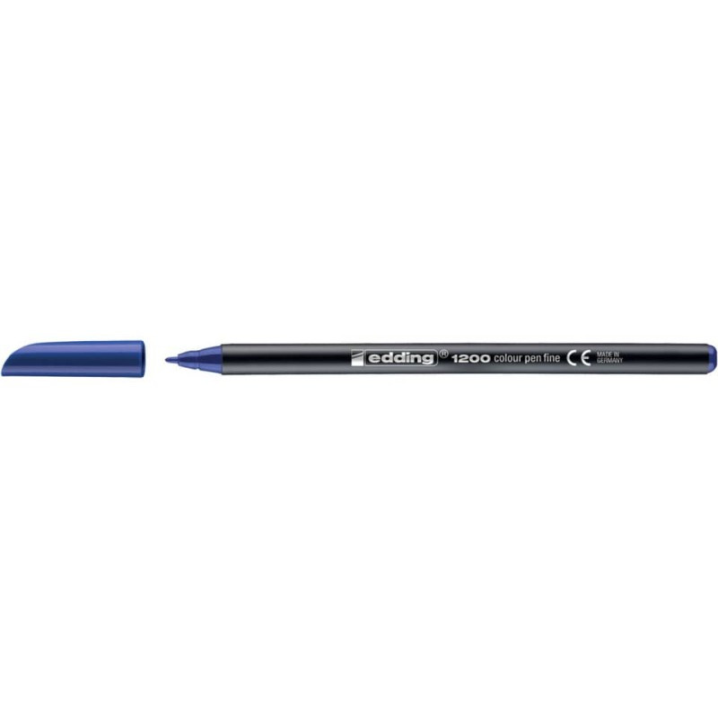 Preview: Edding 1200 Faserschreiber Colorpen 1mm blau