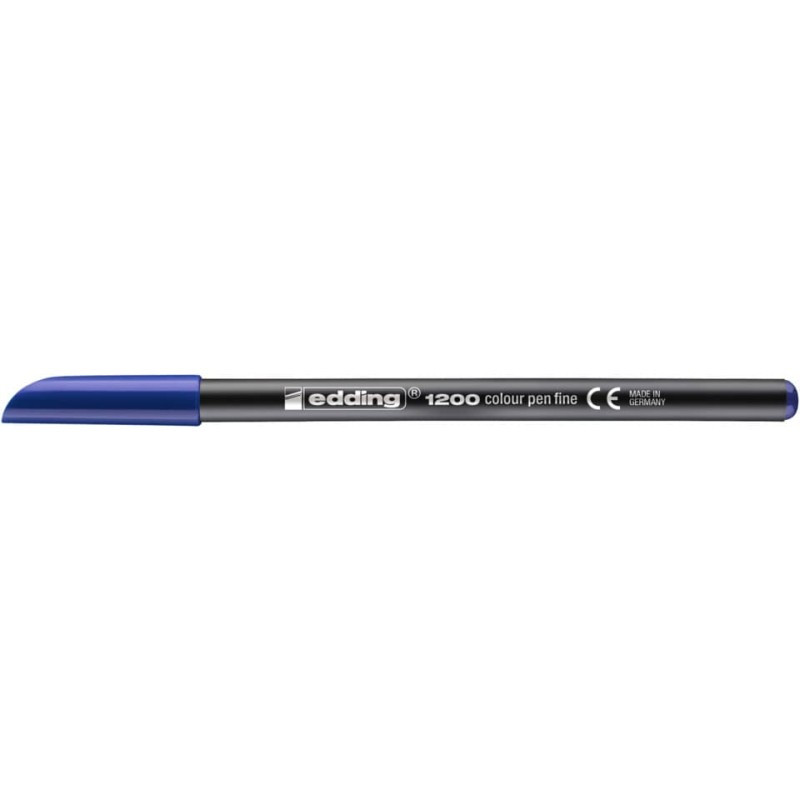 Edding 1200 Faserschreiber Colorpen 1mm blau