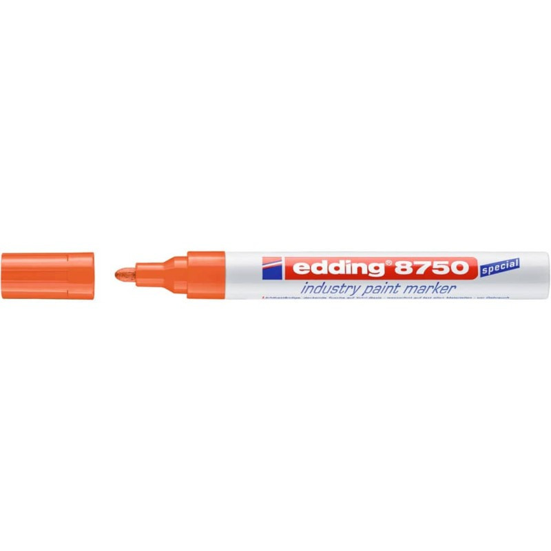 Preview: Edding 8750 Lackmalstift 2-4mm Industrie orange