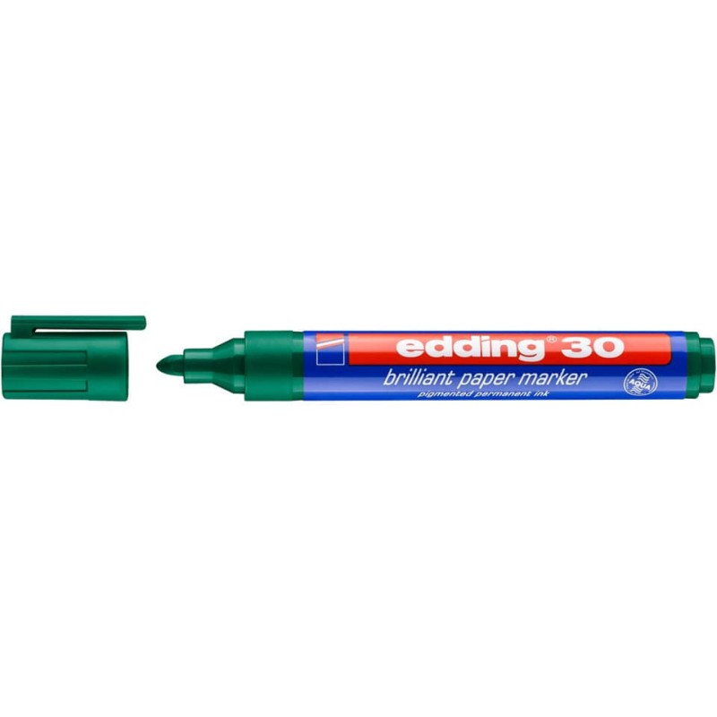Preview: Edding 30 Pigmentmarker 1,5-3mm grün