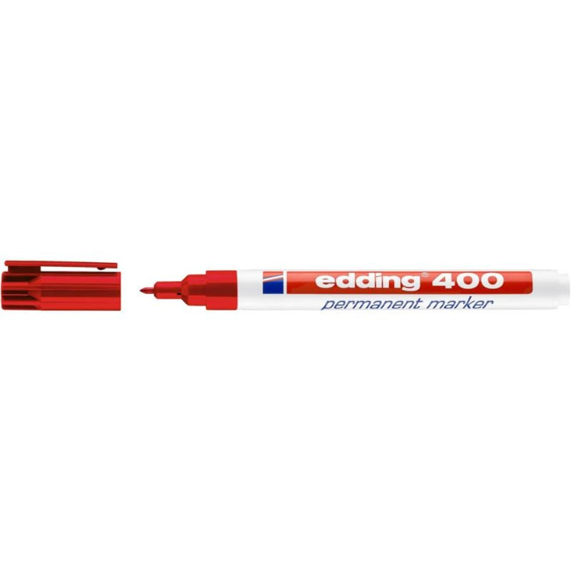 Preview: Edding 400 Permanentmarker 1mm rot