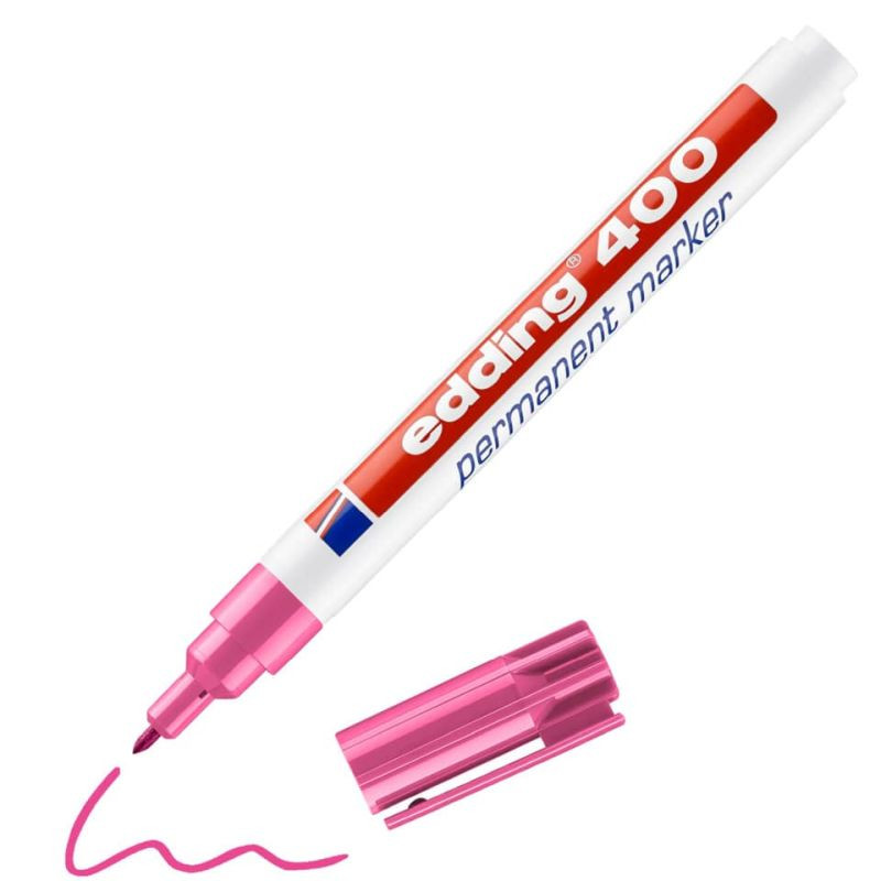 Preview: Edding 400 Permanentmarker 1mm pink