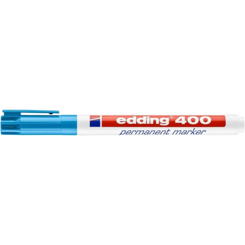 Edding 400 Permanentmarker 1mm hellblau