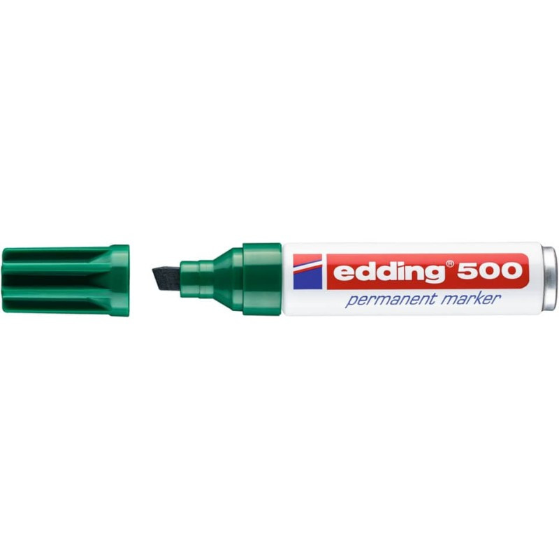 Preview: Edding 500 Permanentmarker 2,0-7,0mm grün