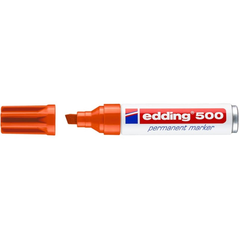 Preview: Edding 500 Permanentmarker 2,0-7,0mm orange
