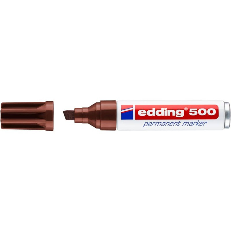 Preview: Edding 500 Permanentmarker 2,0-7,0mm braun