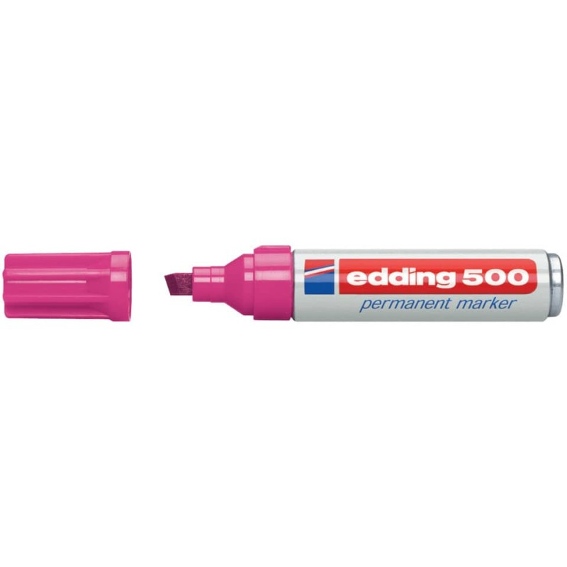 Preview: Edding 500 Permanentmarker 2,0-7,0mm pink