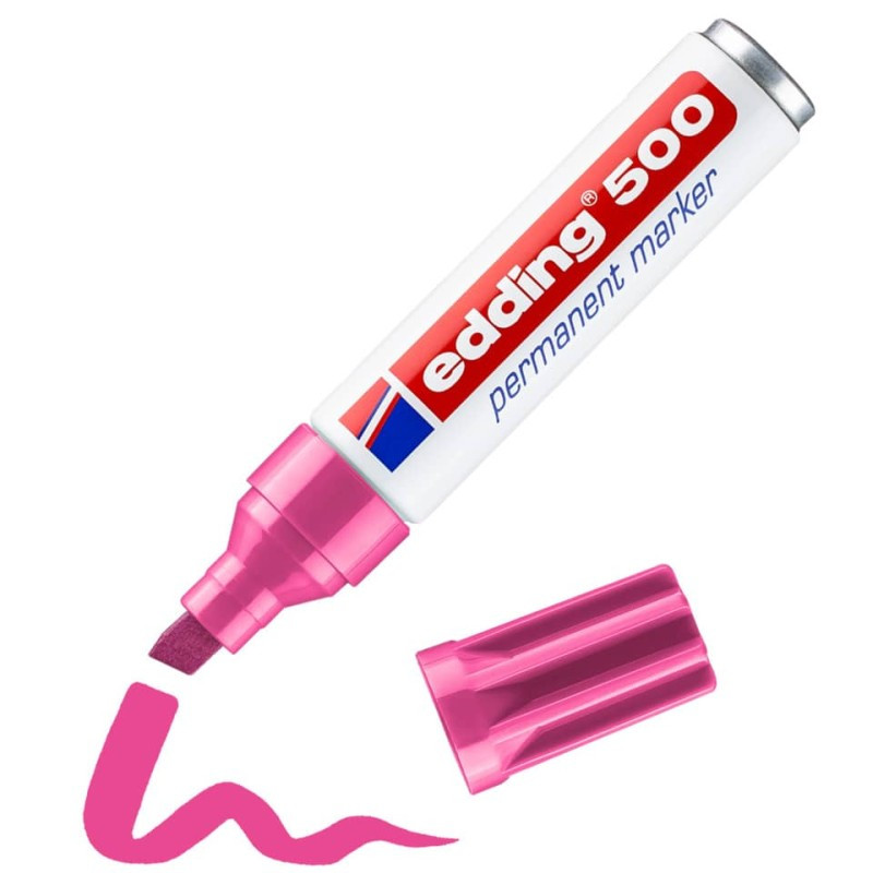 Preview: Edding 500 Permanentmarker 2,0-7,0mm pink