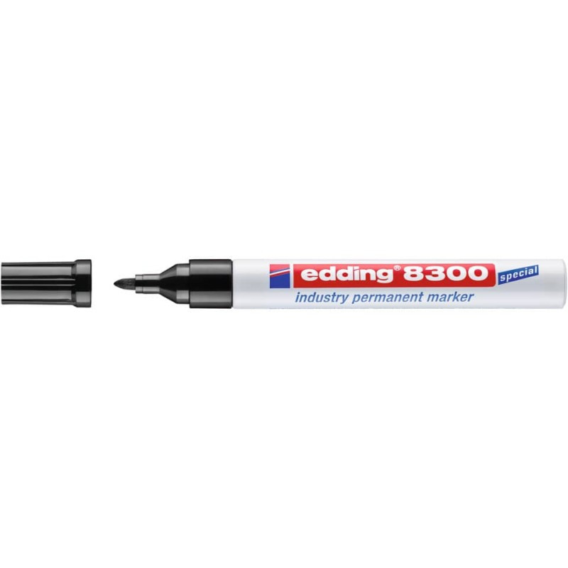 Preview: Edding 390 Industriemarker Permanentmarker 1,5-3mm schwarz