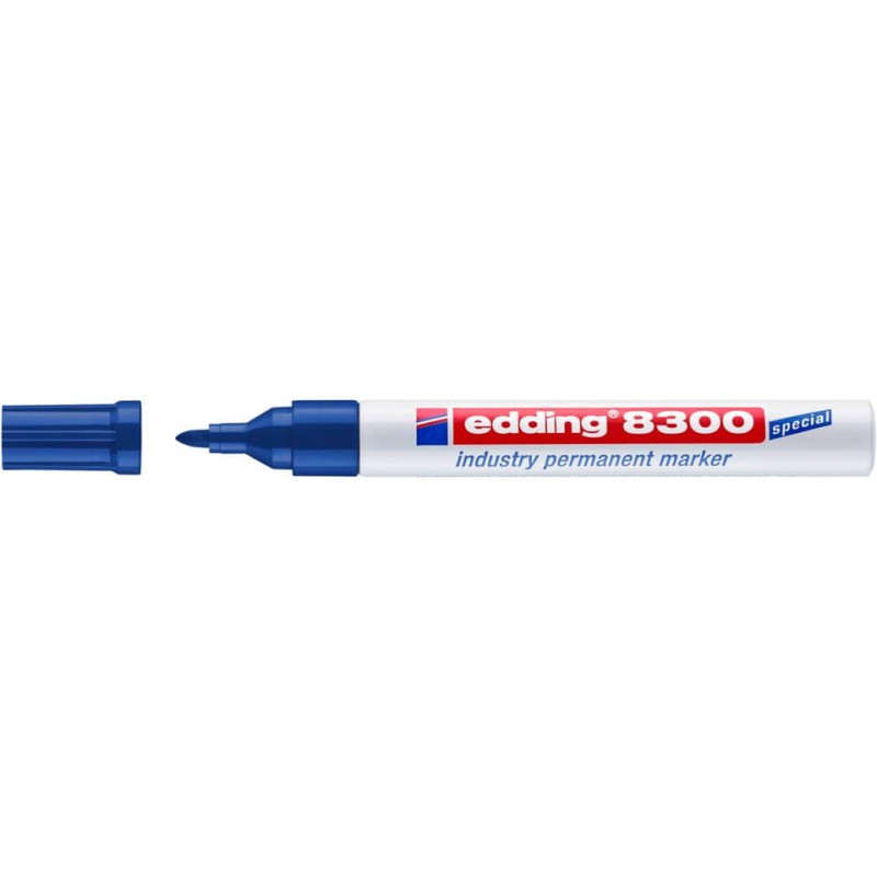 Preview: Edding 390 Industriemarker Permanentmarker 1,5-3mm blau