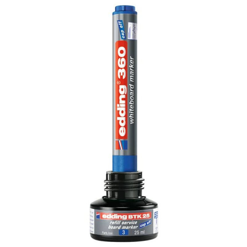 Preview: Edding BTK25 Nachfüllflasche 25ml schwarz