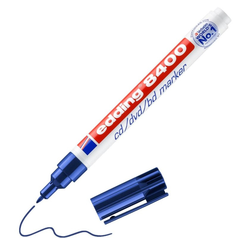Preview: Edding 8400 CD-Marker permanent 0,5-1mm blau