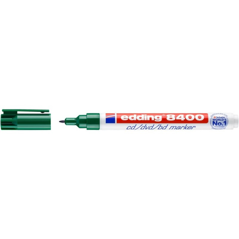 Preview: Edding 8400 CD-Marker permanent 0,5-1mm grün
