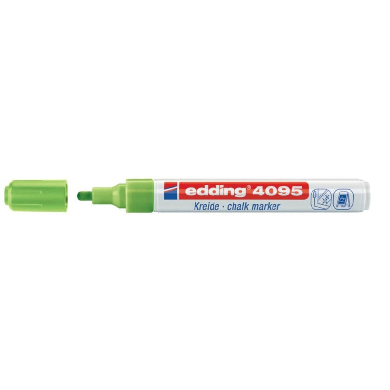 Preview: Edding 4095 Kreidemarker 2,0-3,0mm hellgrün
