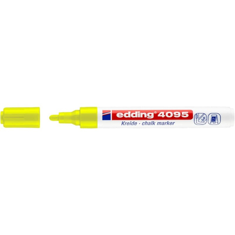 Preview: Edding 4095 Kreidemarker 2,0-3,0mm neongelb
