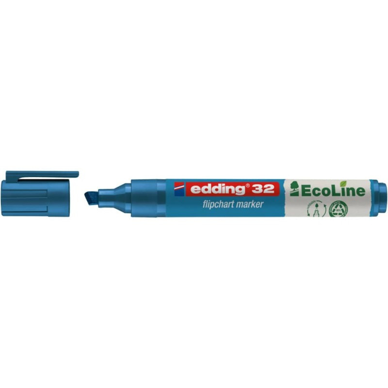 Preview: Edding 32 Flipchartmarker Eco Line 1,0-5,0mm blau