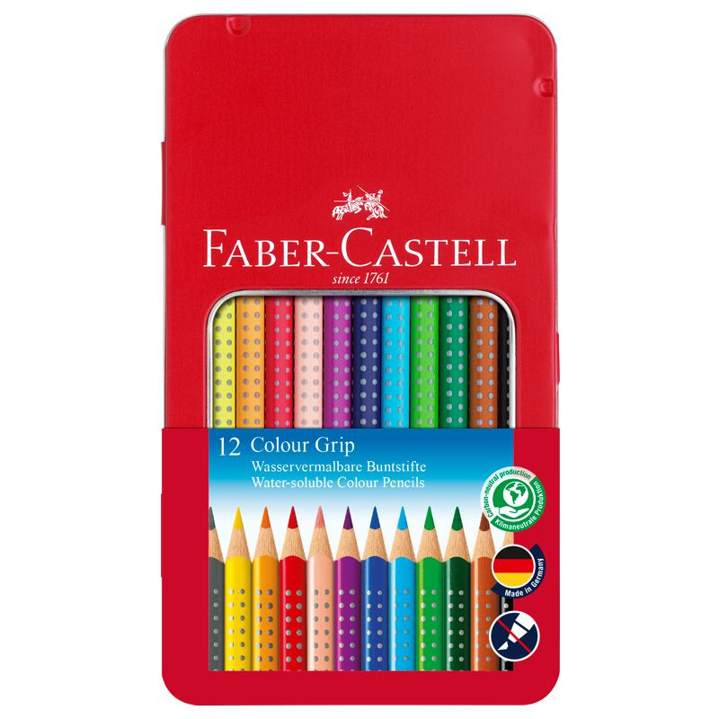 Faber-Castell Buntstifte Colour Grip 12er Etui
