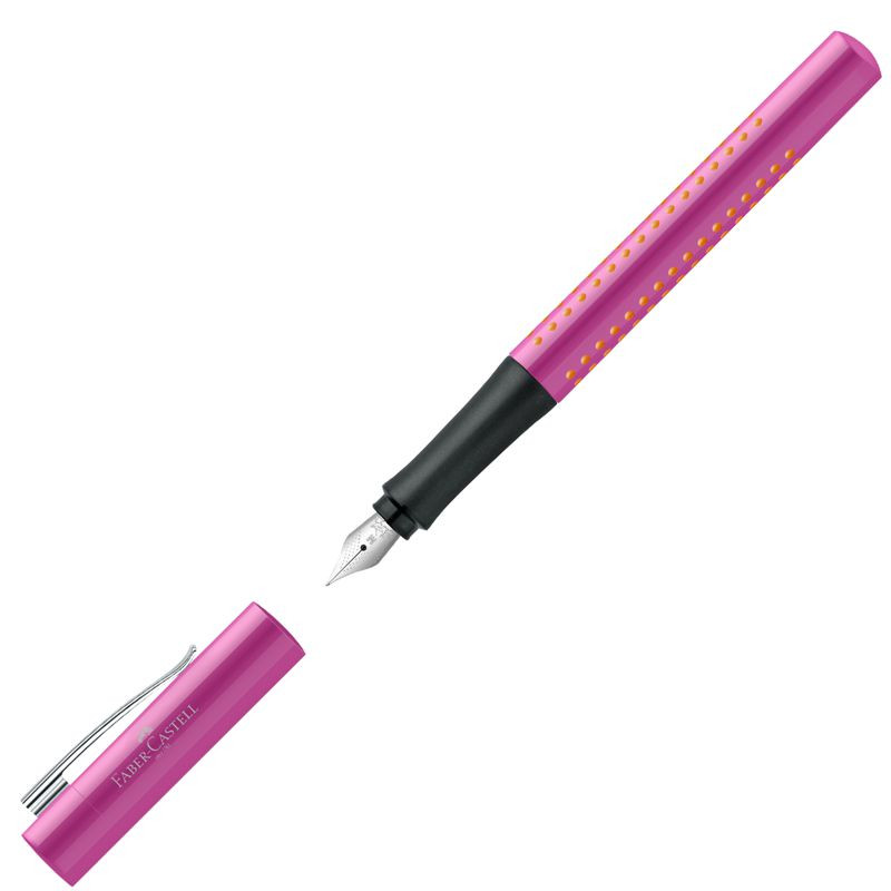 Preview: Faber Castell Füllhalter Grip 2010 M pink orange