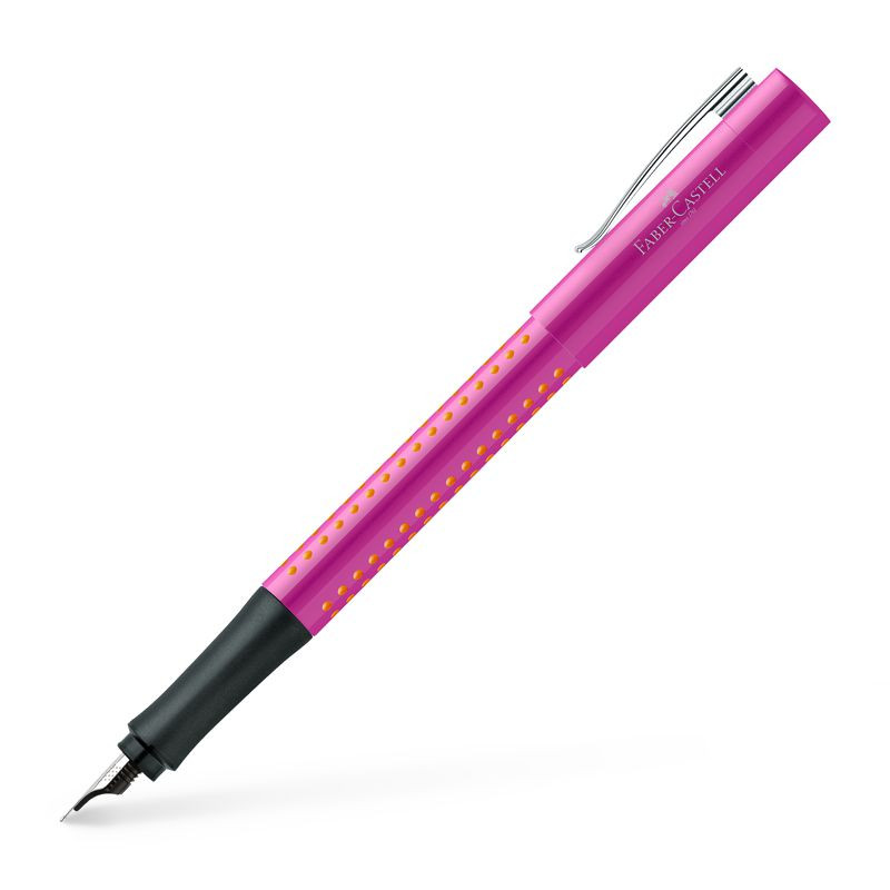 Preview: Faber Castell Füllhalter Grip 2010 M pink orange