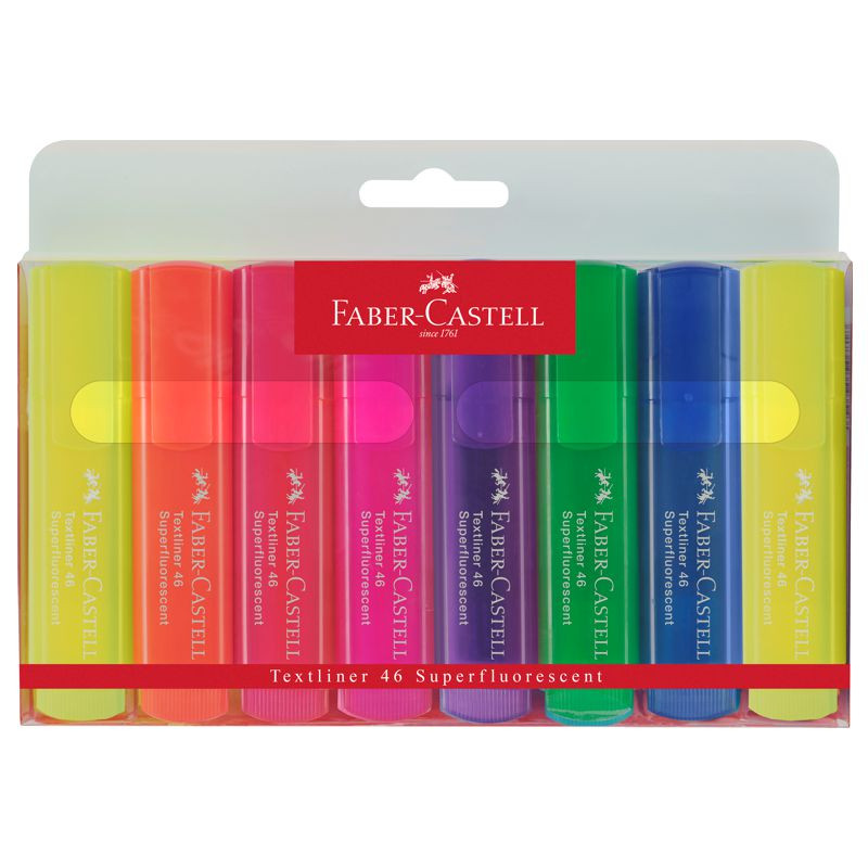 Faber-Castell Textmarker TEXTLINER 8er Etui
