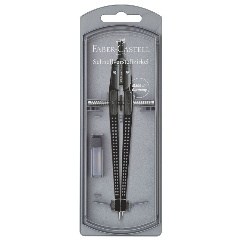 Faber-Castell Schnellverstellzirkel Grip schwarz
